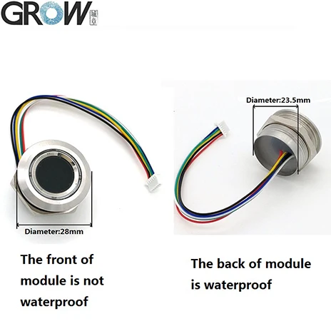 GROW K216+ R503 двухцветный кольцевой индикаторный светильник емкостная панель контроля доступа отпечатков пальцев