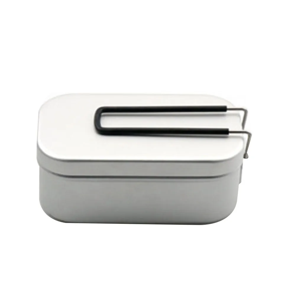 

Pail Lunch Box Picnic Steaming Aluminum Alloy Camping Container Dinner