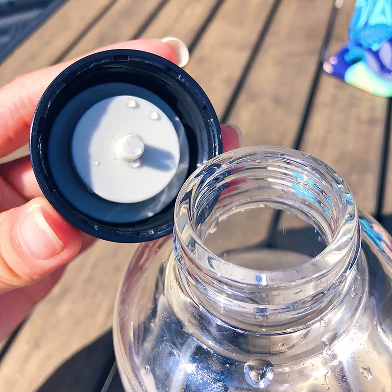 Стеклянная бутылка для воды с градиентом вишни 1000 мл|Бутылки воды| |