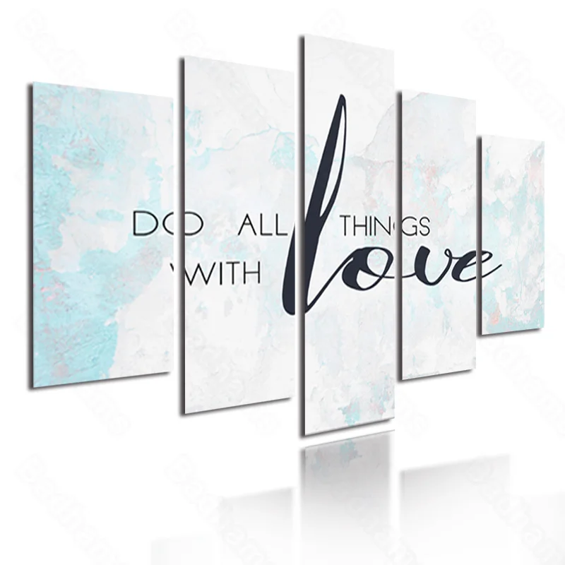 

Indoor Hanging Mural Homestay Bedroom Wall Covering Dormitory Decoration Painting Bedside Painting Fresh and Simple Letters