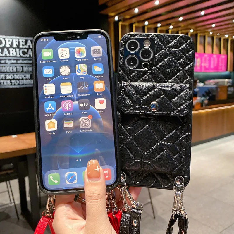 Case For iphone 14 13 12 mini 11 Pro xs Max xr 7 8 6s plus SE 2020 Cover Wallet Card Strap Belt Leather Holder Shockproof Phone