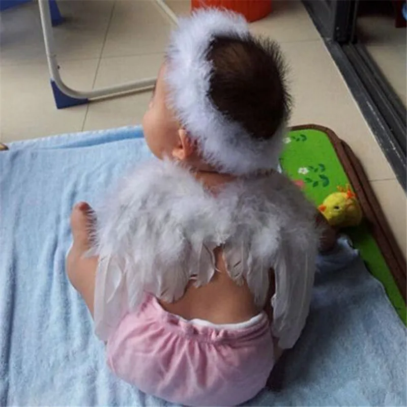 Новинка Головной убор для новорожденных Детские головные уборы с крыльями