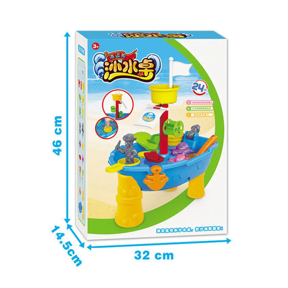 

Sand & Water Table Outdoor Garden Sandbox Set Play Table Kids Summer Beach Toy Outdoor Seaside Beach Toy for Children juguetes