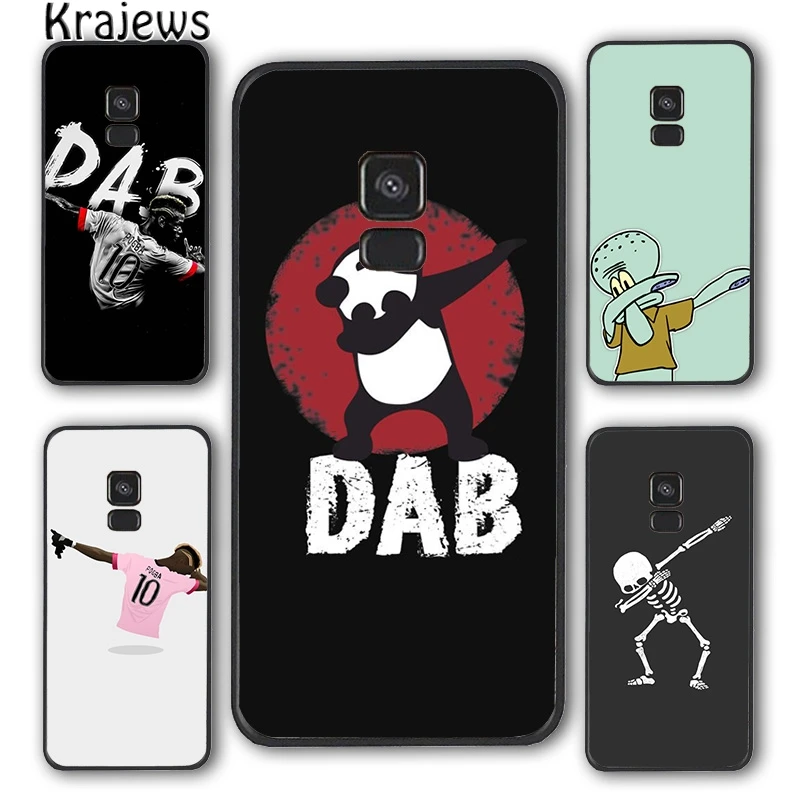 Красивый мультяшный чехол krajew с пандой Dab на E для телефона Samsung Galaxy S5 S6 S7 S8 S9 S10 lite S20
