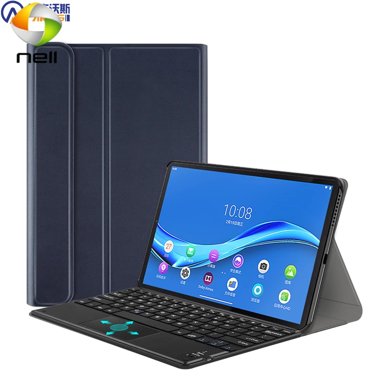 

Кожаный чехол для клавиатуры Lenovo Tab M10 Plus TB -X606F /X 2020