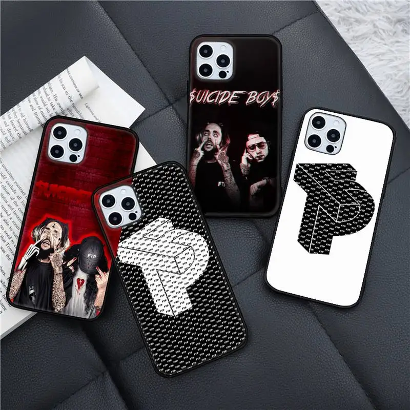 

$uicideboy$ Suicideboys Ftp Rapper Phone Case for iPhone 7 8 11 12 Pro X XS Max XR Samsung A S 10 20 50 Plus pro funda