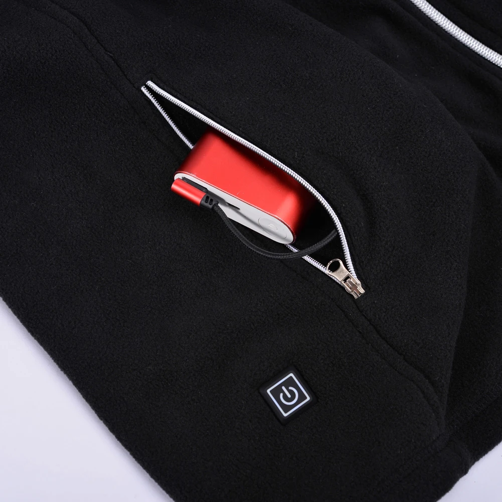 Жилет с регулируемой температурой и подогревом теплый жилет для холодной зимы