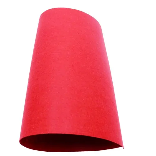 red 1 шт. 40*50 см войлочная ткань DIY ремесло для детей ручной работы войлочные листья цветы шитье войлочная шерсть декорированная кукла рождественский скрапбук войлок - Цвет: red