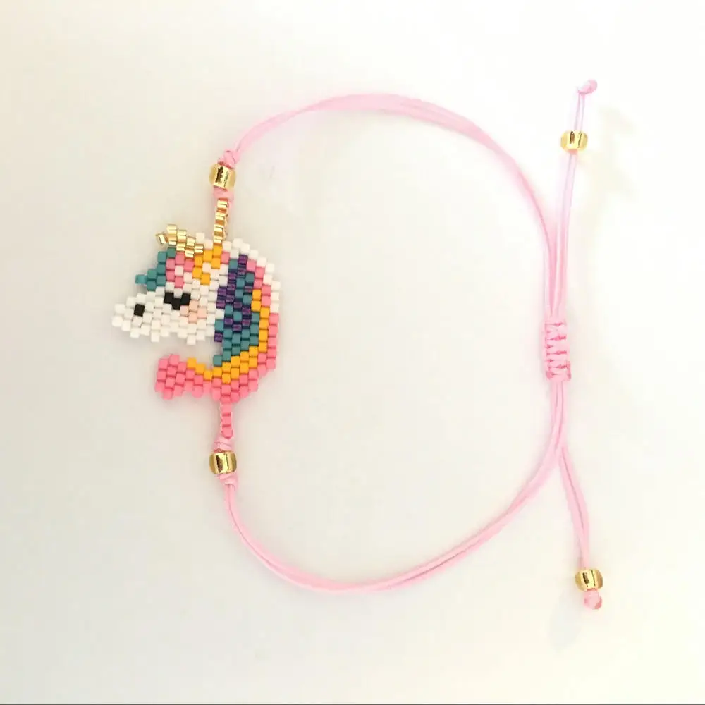 Shinus MIYUKI Tila Beads браслет Seahorse Pulseras Mujer Boho шикарный летний подарок для девочек с животными ручной работы из 4 предметов - Окраска металла: MI-B190001A