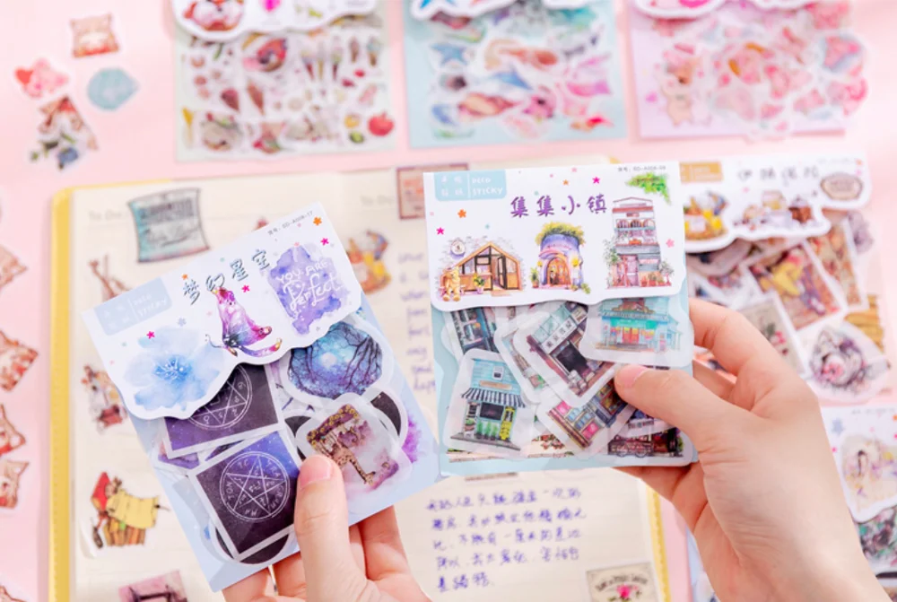 40 шт. kawaii bullet journal стикеры листы милый корейский планировщик этикетка