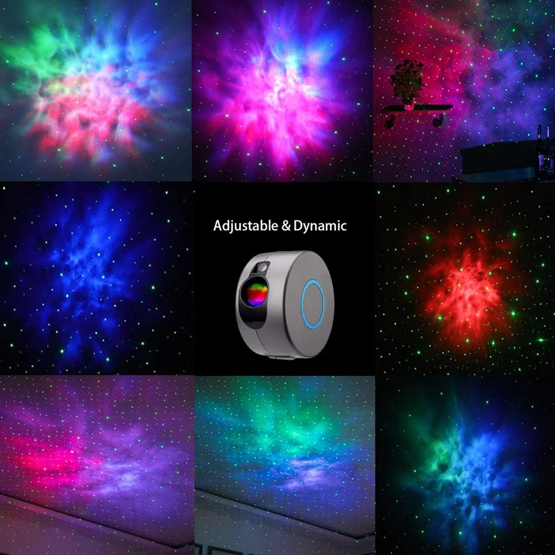 

Star Projector, 16 Modes Galaxy Projector Night Light Nebula Cloud Projector Dynamic Adjustable Star US Plug