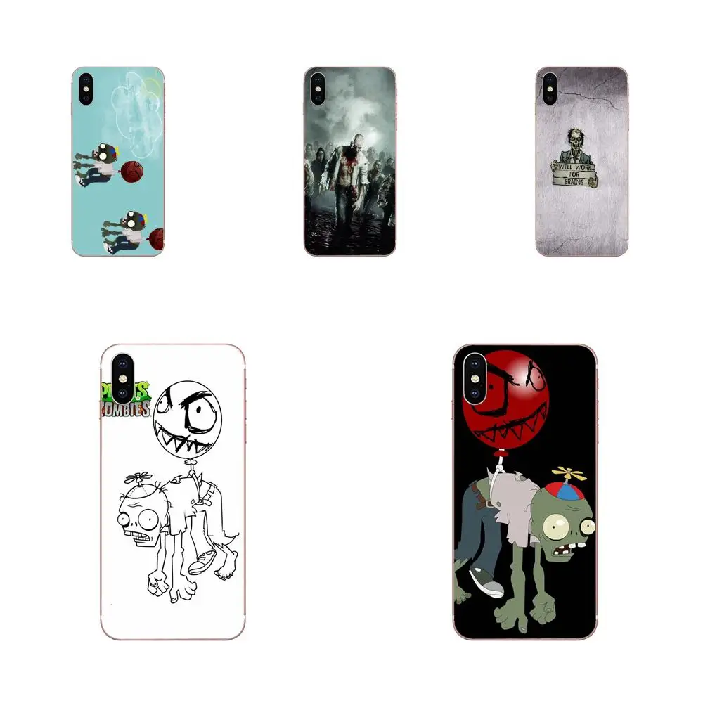 Защитный чехол из ТПУ Zombie & Balloon для Huawei Honor Nova Note 5 5I 8A 8X10 Pro 9X Moto G G2 G3 G4 G5 G6 G7