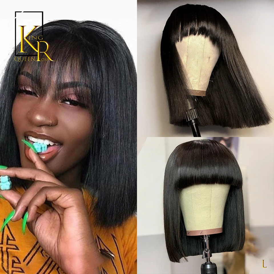 Ombre 99J короткие человеческие волосы на кружеве парики Remy бразильские 13x4 прямой