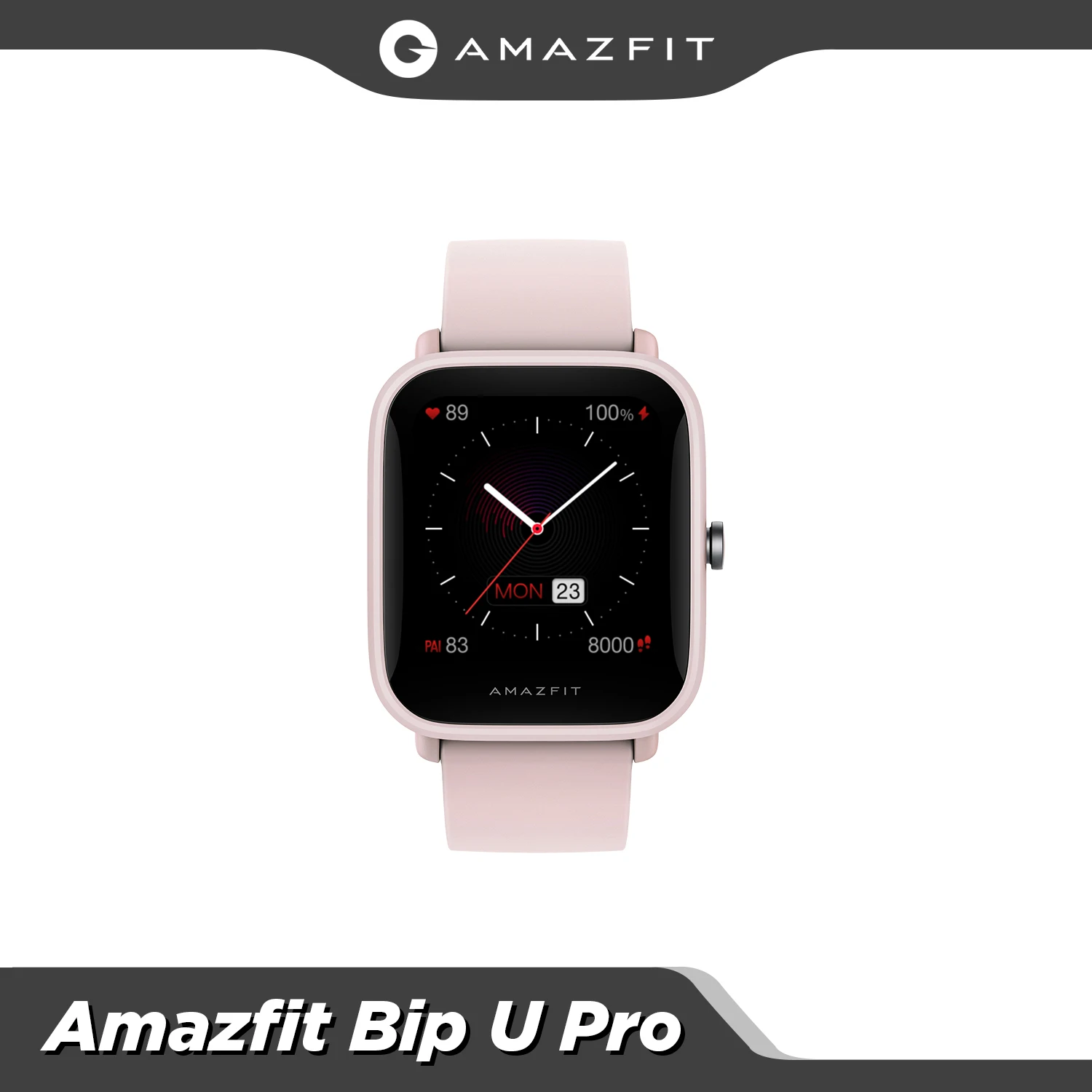 Original Global Amazfit Bip U Pro Smartwatch 1.43 inch 50 Watch Faces Color Screen GPS Smart Watch For Android iOS Phone