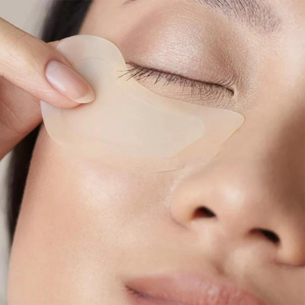 

5 Pairs Microneedle Eye Pacthes Hyaluronic Acid Eye Mask Gel Essence Moisturizing Anti Wrinkles Dark Circles Forehead Fine Lines