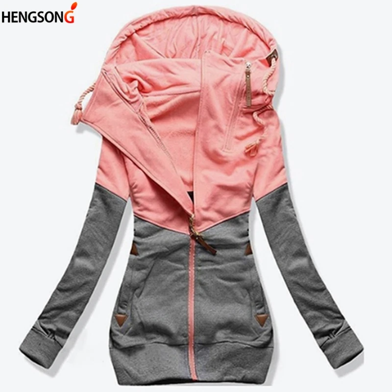 Женская куртка с капюшоном для бега толстовка длинным рукавом женская