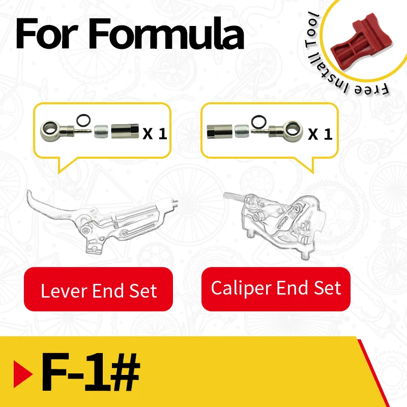 Велосипедный Гидравлический тормозной шланг с игловым соединителем набор