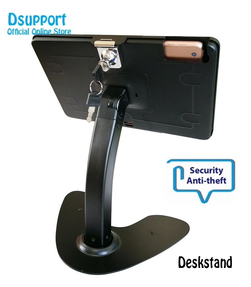 Online Supporto Da Scrivania Per Tablet Antifurto Per IPad Pro 10.2/10.5 Supporto Per Tablet In Metallo Con Serratura