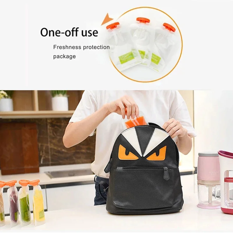 

Orzbow Baby Food Maker Baby Feeding Containers Storage Supplies Newborn Solid Food pouche Fresh Squeezed Fruit Juice Station