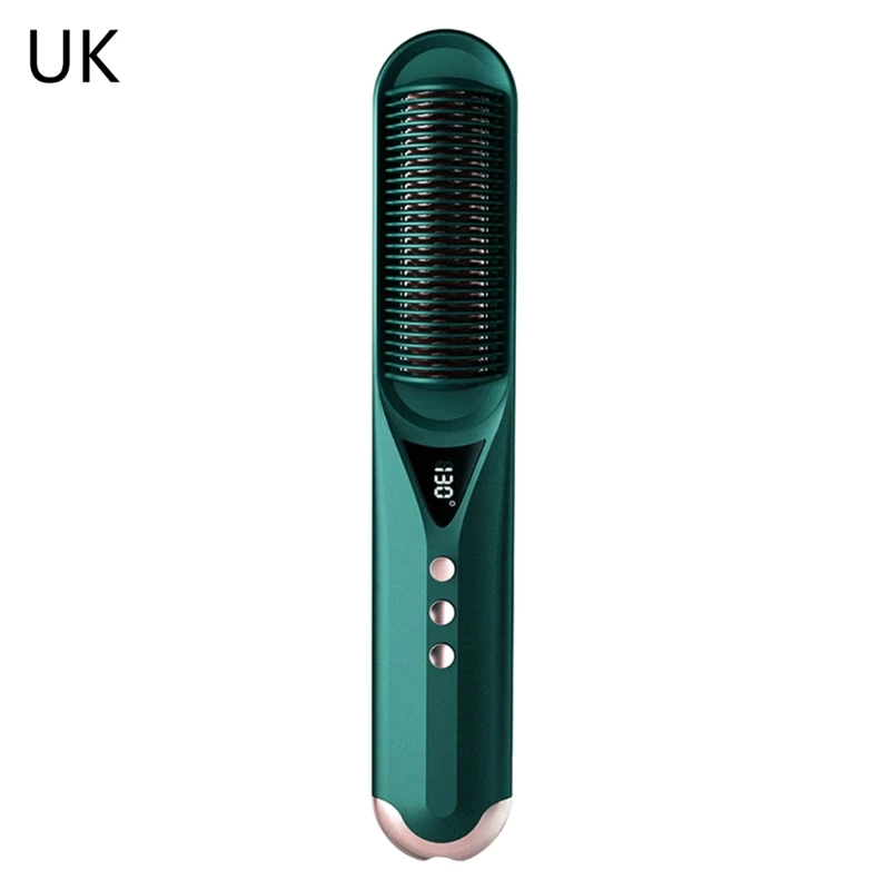 Hot Air Hair Dryer Brush Multifunction Electric Straightener Negative Ion Fast Heat Curler Comb Styler Tools |