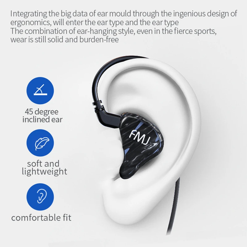FMJ S6 смолой на шею Двойное действие в ухо Bluetooth гарнитура двусторонняя стерео