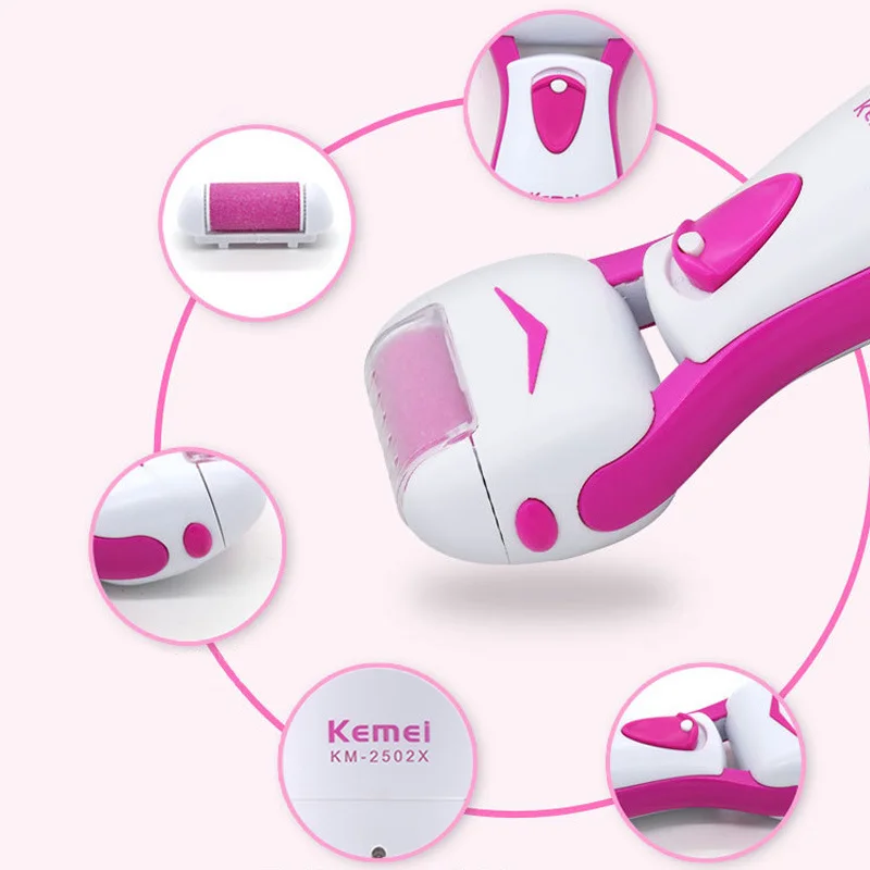 Электрическая машинка для педикюра KEMEI аппарат удаления мозолей на каблуках уход