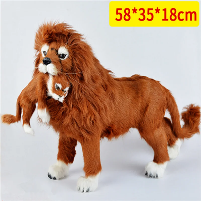 2 шт. гигантская подставка Лев Likelife Мягкие плюшевые животные мягкие игрушки кукла