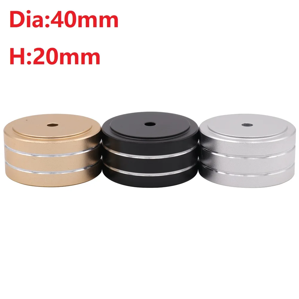 

Dia40mm * H20mm машина для желчи CD ударный динамик Абсорбирующая Подушка усилитель мощности ноги амортизатор алюминиевый ножной гвоздь