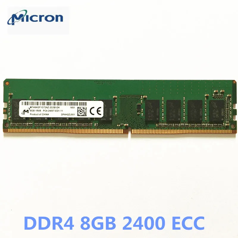 

Micron DDR4 RAMs ECC Mmemory 8GB 2400MHz DDR4 8GB 1Rx8 PC4-2400T-ED1-11 DDR4 ECC Server deskop memory