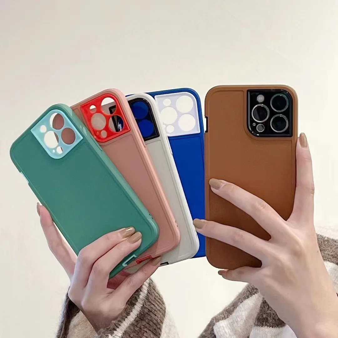 

For iPhone 13 Pro Max Case Candy Colors Camera Protection Phone Case For iPhone 12 11 Pro Max X XR XS Max 7 8 Plus Back Cover