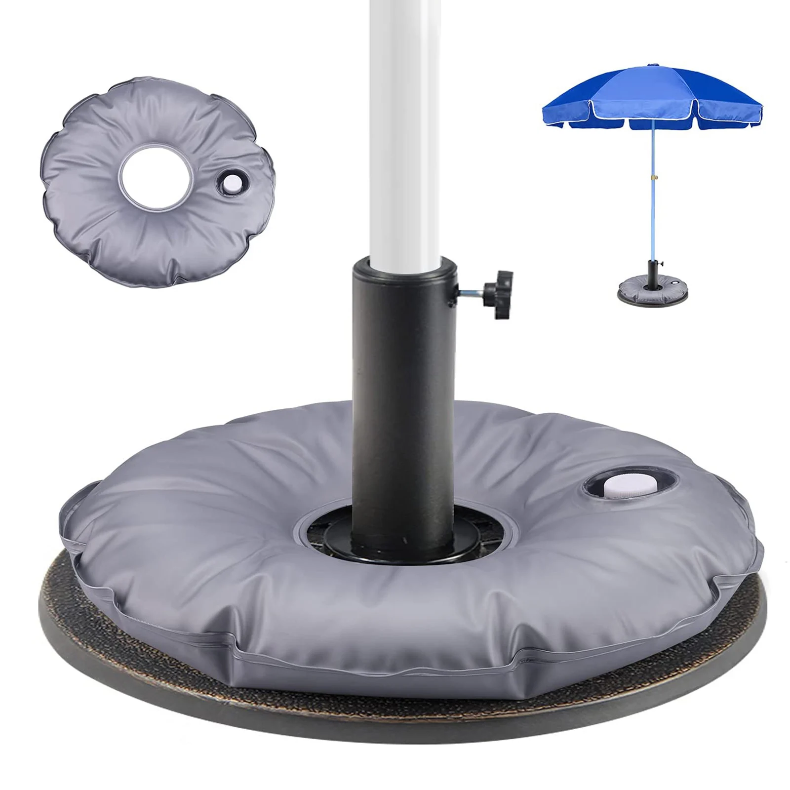 

Water Filled Weight Bag Cantilever Umbrella Base Weight Bag Foldable Outdoor Beach Flagpole Seat Counterweight Base Water Bag