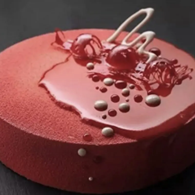 10g съедобный золотой порошок темно бордовый мусс торт Fondant (сахарная) макарон