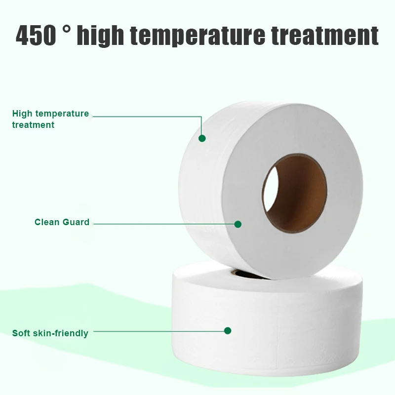 

4 Layers Thick Large Toilet Paper Roll Household Soft Safe Wood Pulp Toilet Paper Tissue Home Bath Roll Paper Skin-friendly