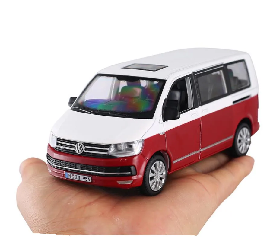 Горячая Распродажа 1:32 сплава отступить модели автомобиля T6 Ван игрушечная