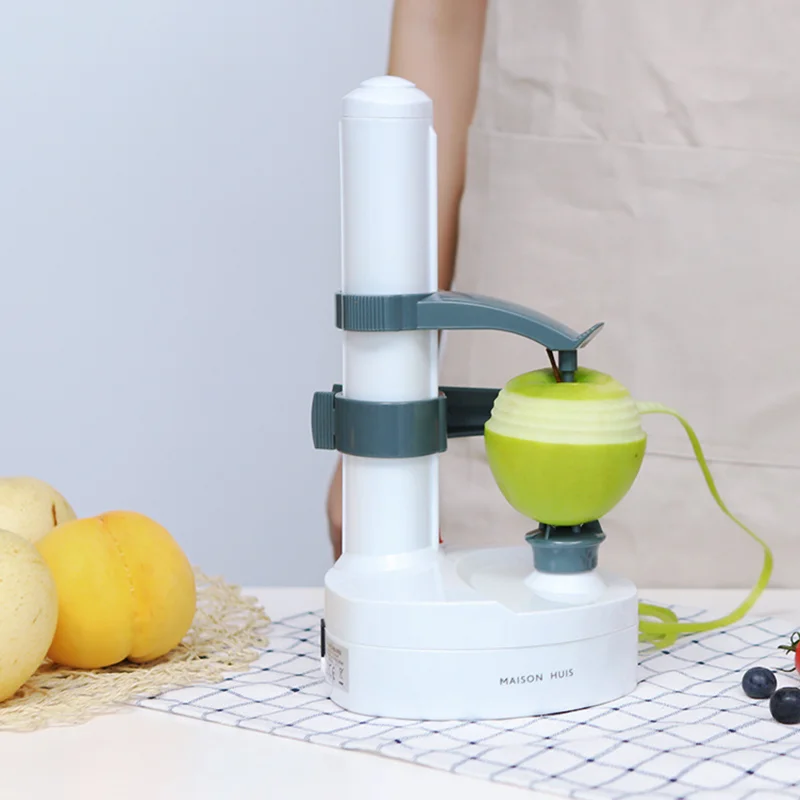 electric fruit peeler kitchen gadget multifunction vegetable apple peeling machine automatic potato cutter peeler household tool free global shipping