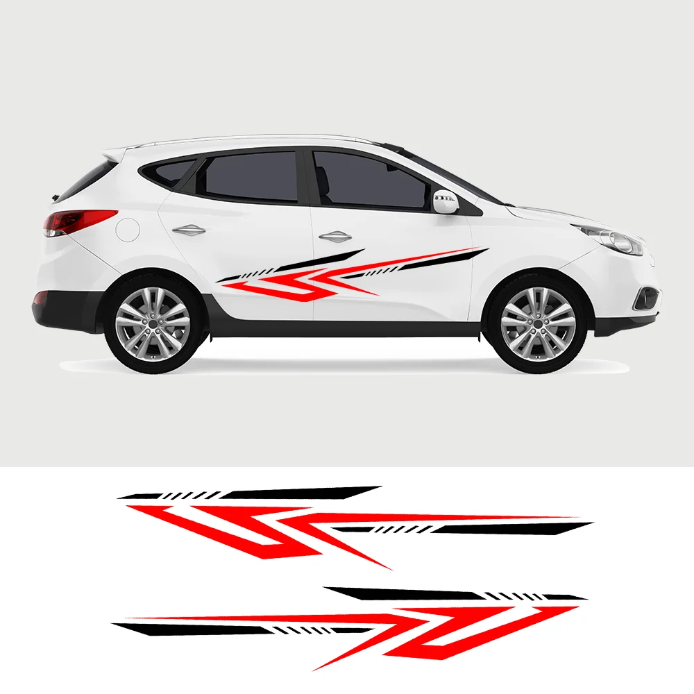 

Universal Side Skirt Car Door Sticker Decal Automobiles Auto Accessories