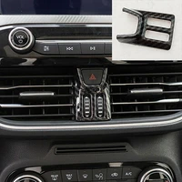 1pc car interior warning light switch decoration frame protective cover for ford focus mk4 2019 warning lamp button trim parts