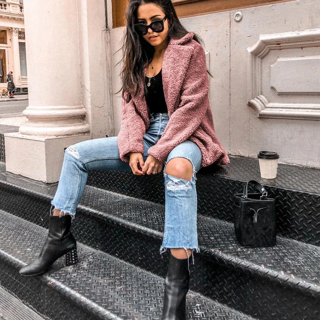Зимняя женская шуба Chaqueta mujer, большие размеры, одноцветная шуба из искусственного меха норки, шуба из искусственного меха, шуба из лисьего меха Colete Feminino