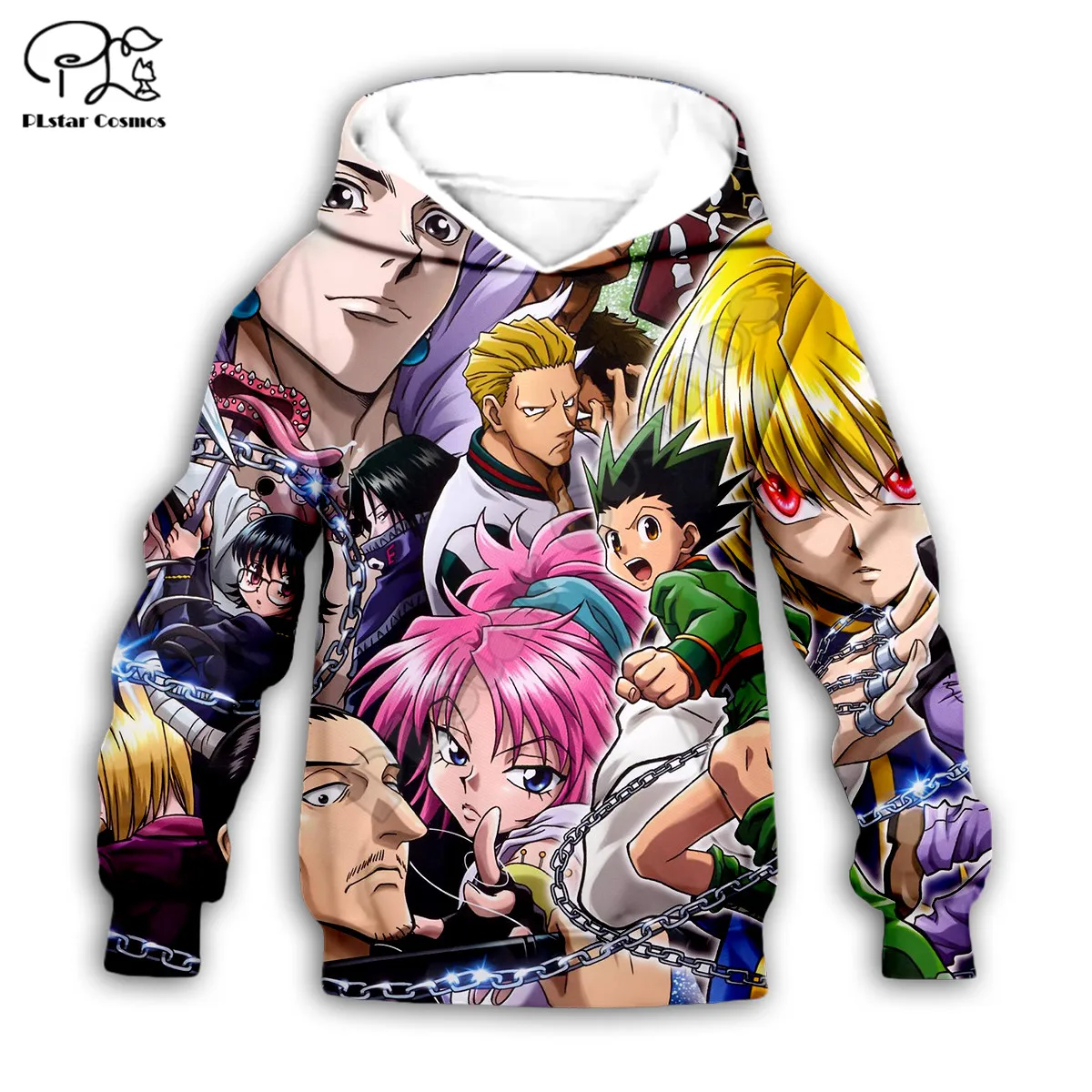 

HUNTER HUNTER 3d Hoodies Children zipper coat Long Sleeve Pullover Cartoon Sweatshirt Tracksuit Hooded/pants/family t shirts