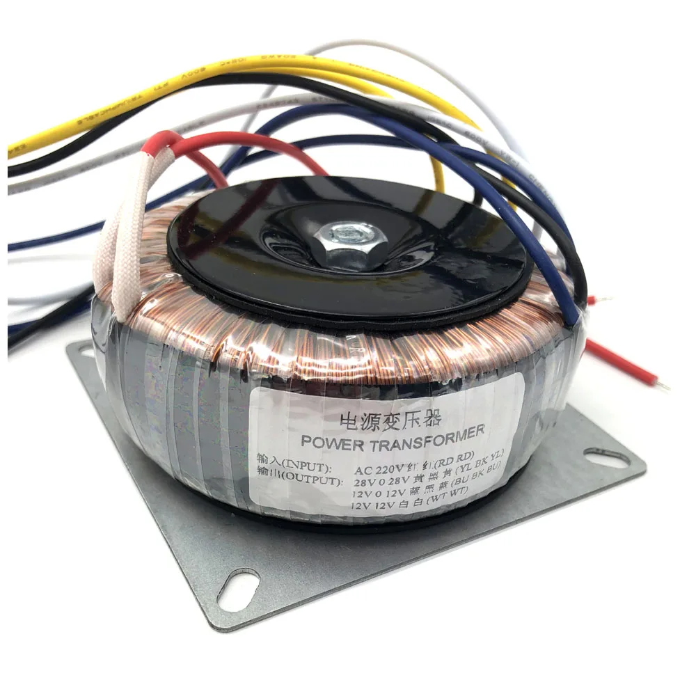 Lusya Двойной AC 28v 12V Одиночный 12v 200W трансформатор для TDA8954th LM3886 пре усилитель тон