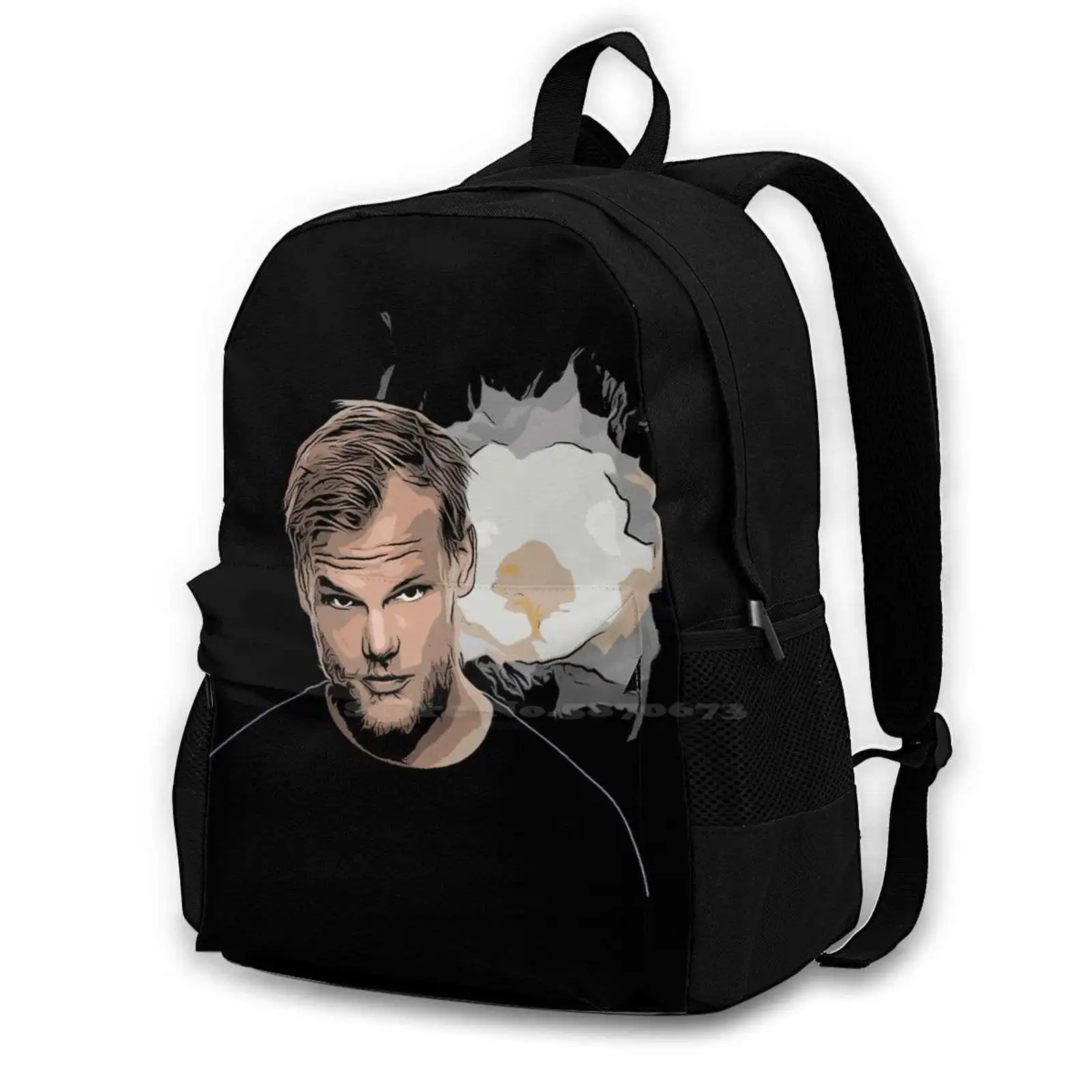 

Avicii Album Drawing School Bags For Teenage Girls Laptop Travel Bags Avicii Stories Tim Bergling Logo Dj Electronic Music