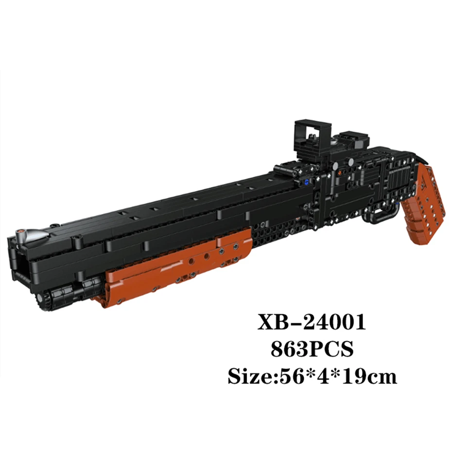 Xingbao 24001/24002 Игрушечная модель пистолета M1897 и AMW снайперская винтовка
