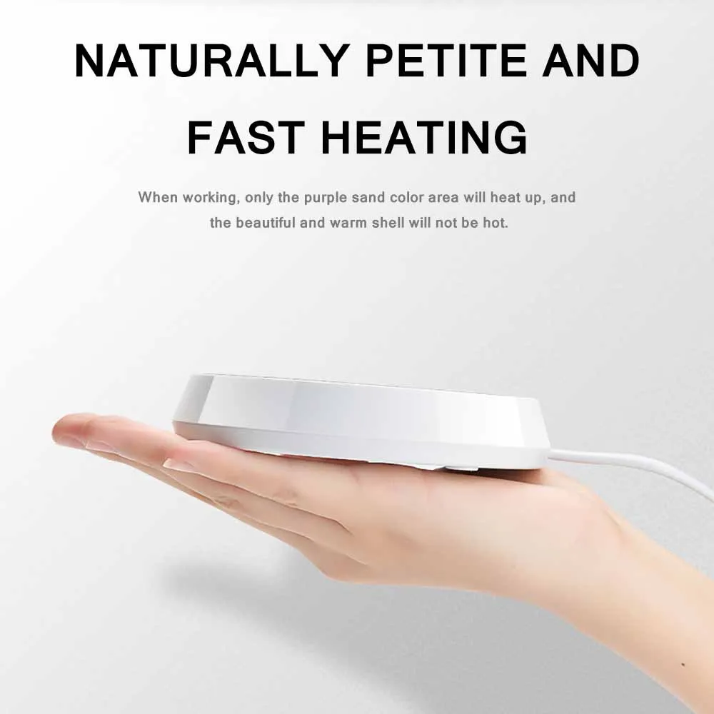 Новая кофейная кружка подогреватель для дома и офиса воды молока чая 2 подушки с