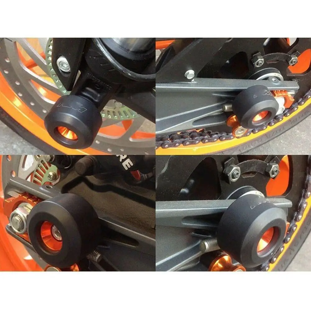 

CNC Front Rear Fork Wheel Frame Slider Crash Protector for ktm 250 DUKE390 200 DUKE125 125 Pads DUKE/RC DUKE250 Roda 390 20 O5L8