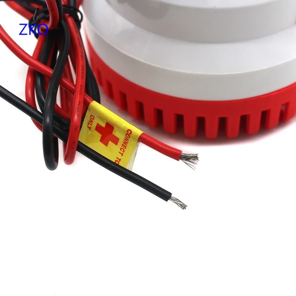 DC 12 V/24 V высокое Давление 2000GPH Электрический погружной лодка откачивающий насос