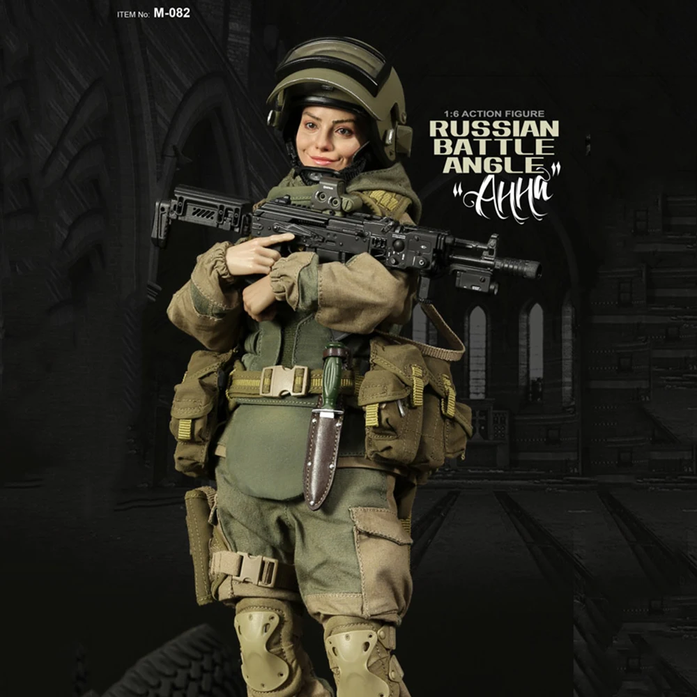 

In Stock 1/6 Collectible Female Solider Russian Battle Angle Anna 12 inches Action Figure Model for Fans Holiday Gifts