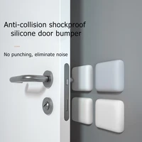 silicone door stopper mute wall stickers self adhesive door stops protection pad home hardware bumper shockproof crash wall mats