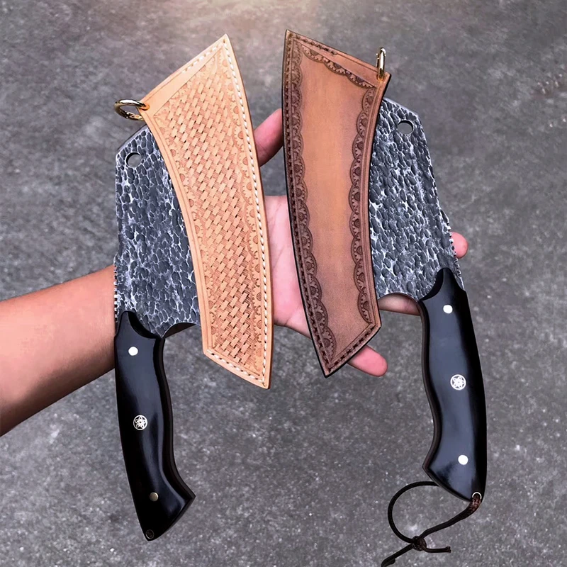 FZIZUO нож шеф-повара из дамасской стали для резки и нарезки двойного назначения