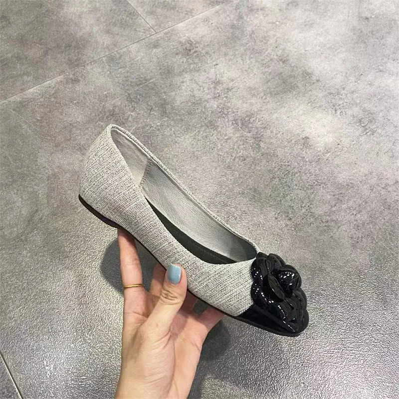 

Bailamos Women Slippers 2021 Brand Designer Slip On Mules Flat Heel Casual Shoes Flowers Buckle Flats Summer Footwear