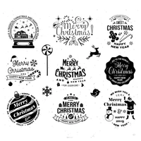 daboxibo christmas material clear stamps mold for diy scrapbooking cards making decorate crafts 2020 new arrival